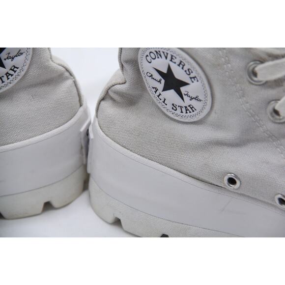Converse Chuck Taylor All Star High Lugged Shoes Women’s Size 7 Gray A02574C - Picture 9 of 11